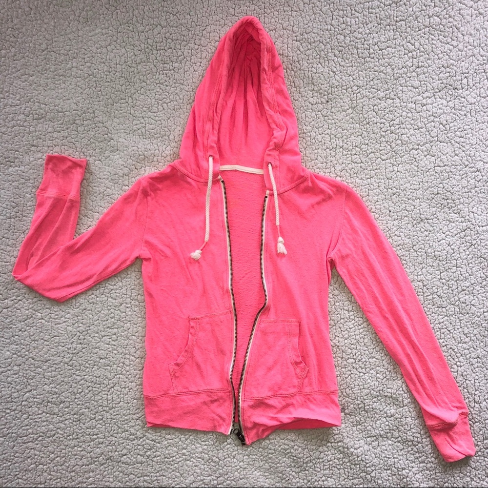 🌴Aeropostale pink zip up hoodie